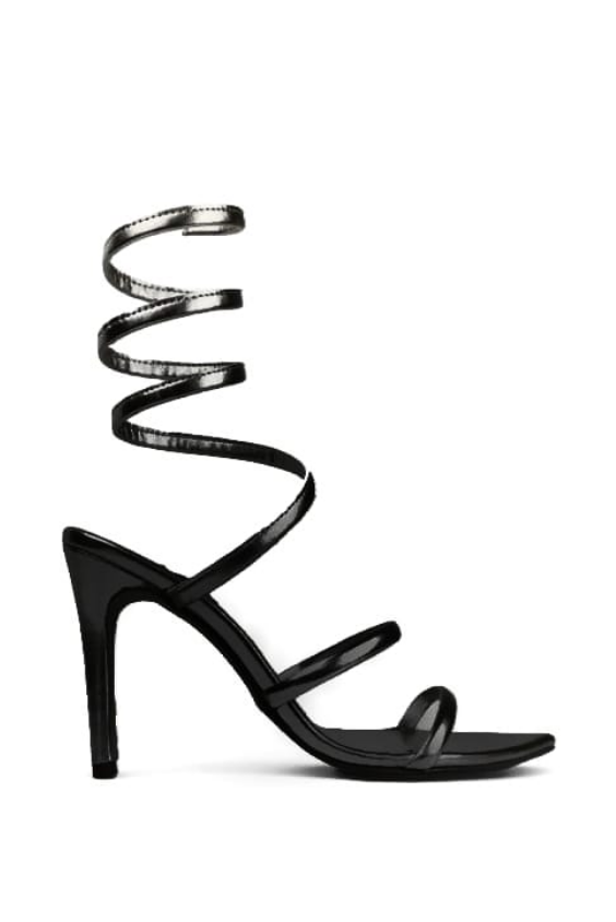 SANDALIA ALTA ESPIRAL PIEL