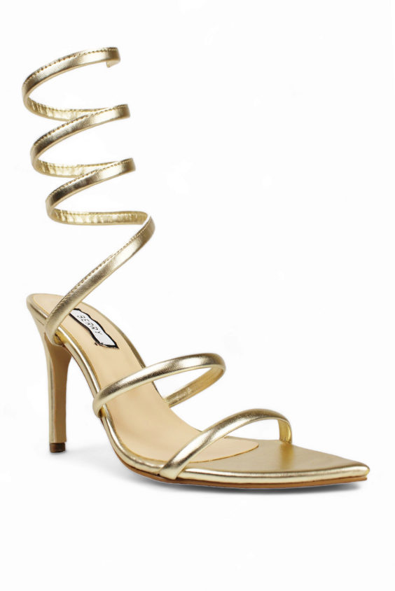 SANDALIA ALTA ESPIRAL PIEL