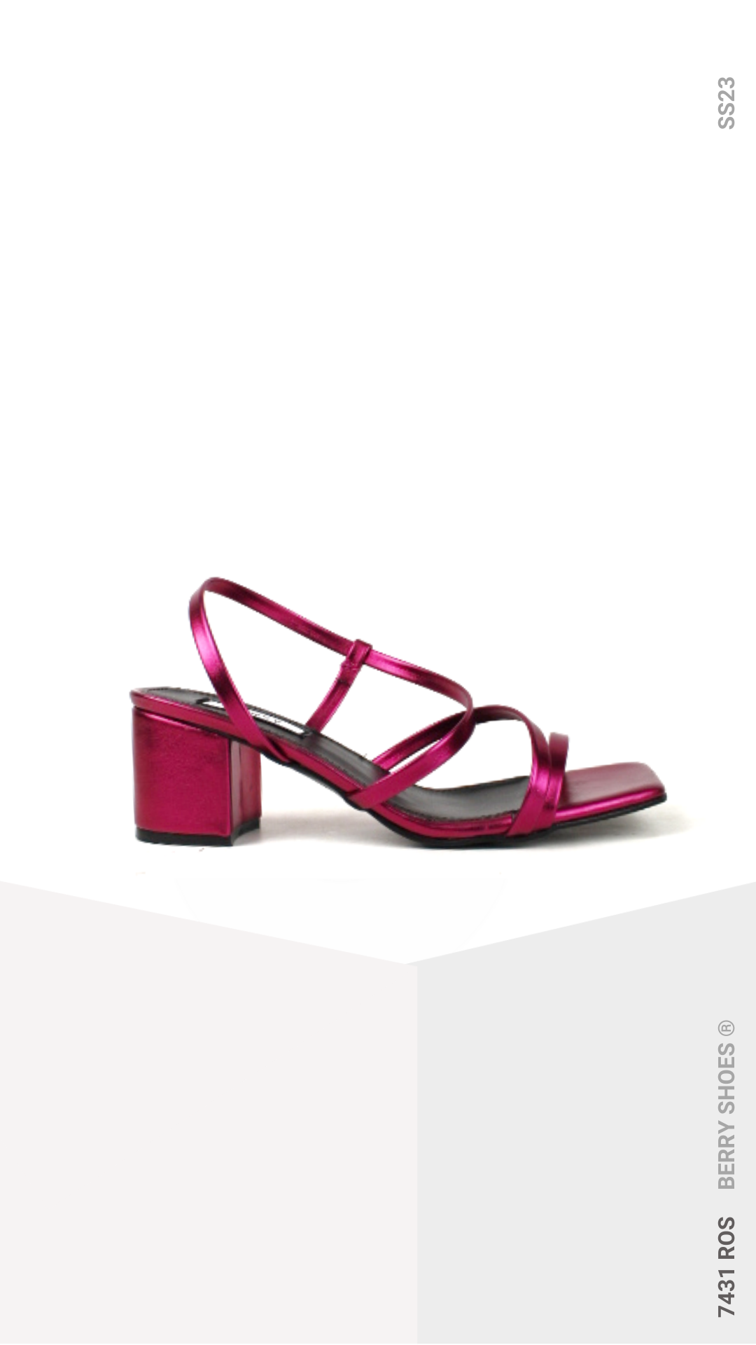 Sandalia hot sale alta rosa