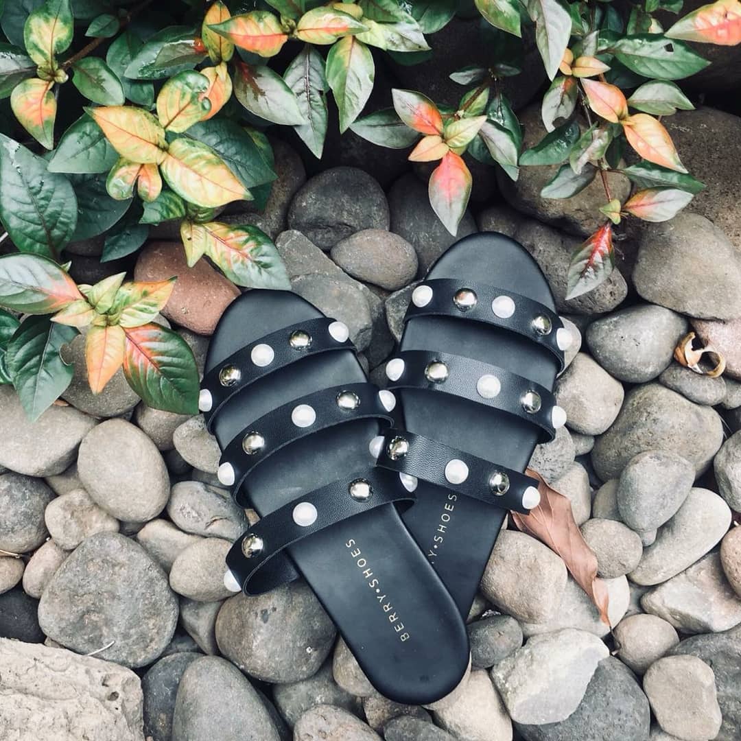 Sandalia tira perlas - Berry shoes México - Sandalias - 7351NGO