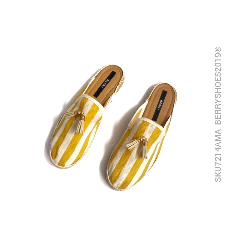 Mule rayado - Berry shoes México - Balerinas - 7214AMA