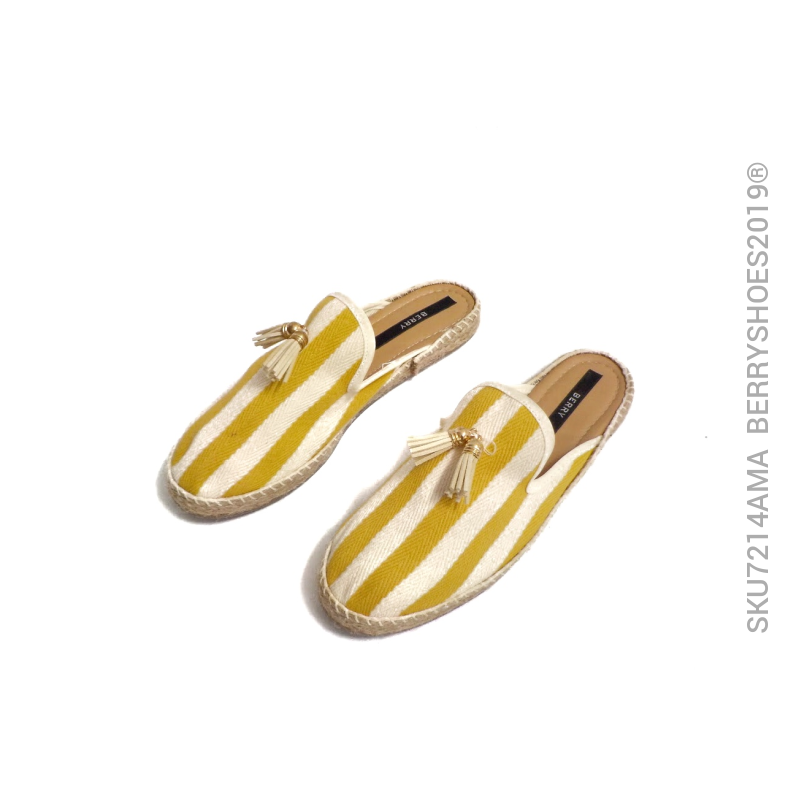 Mule rayado - Berry shoes México - Balerinas - 7214AMA