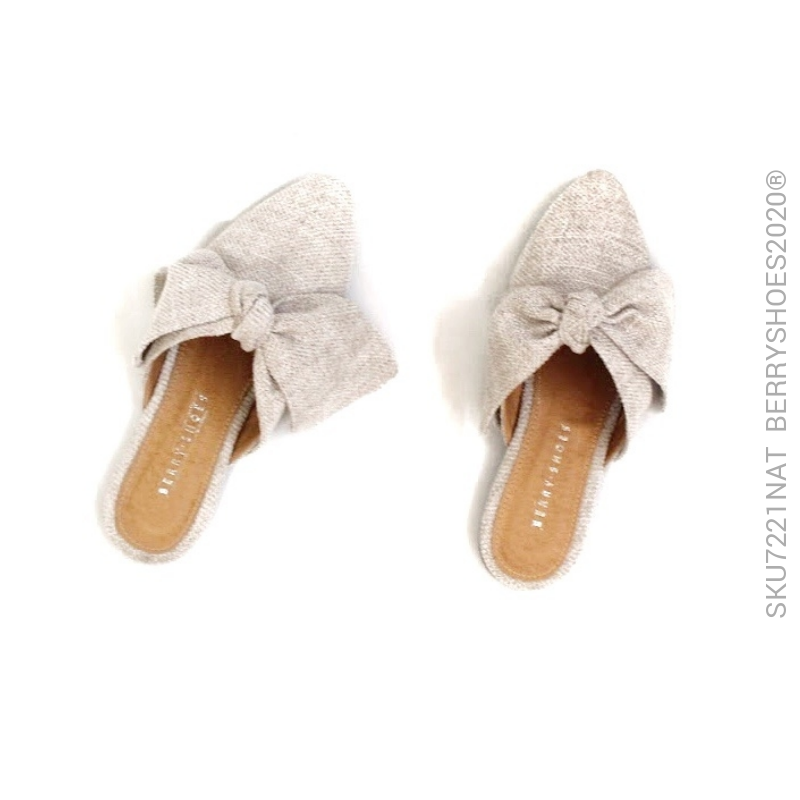 Mule moño - Berry shoes México - Balerinas - 7221NAT
