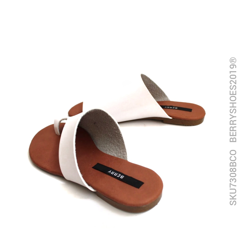 Sandalia descubierta - Berry shoes México - Sandalias - 7308BCO
