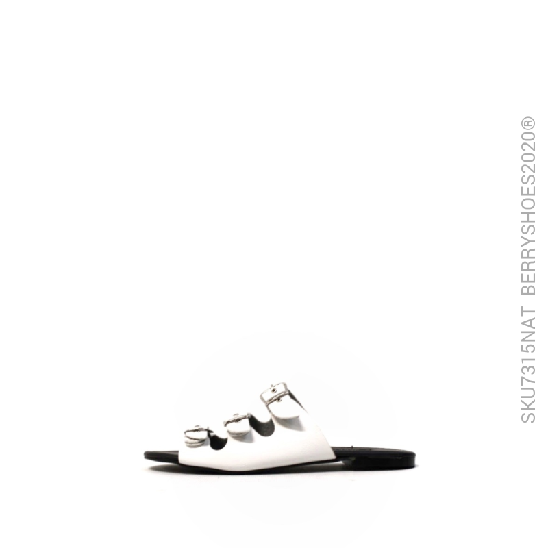 Sandalia 3 herrajes - Berry shoes México - Sandalias - 7316BCO