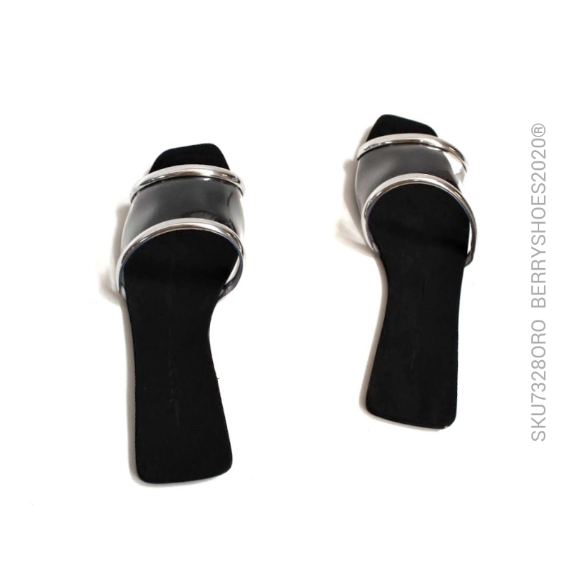 Sandalia filos metalico