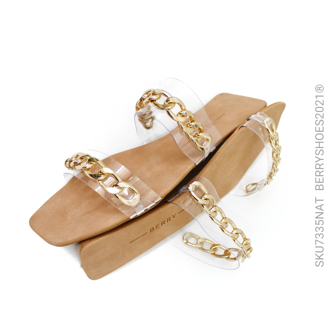 Sandalia mica con cadena