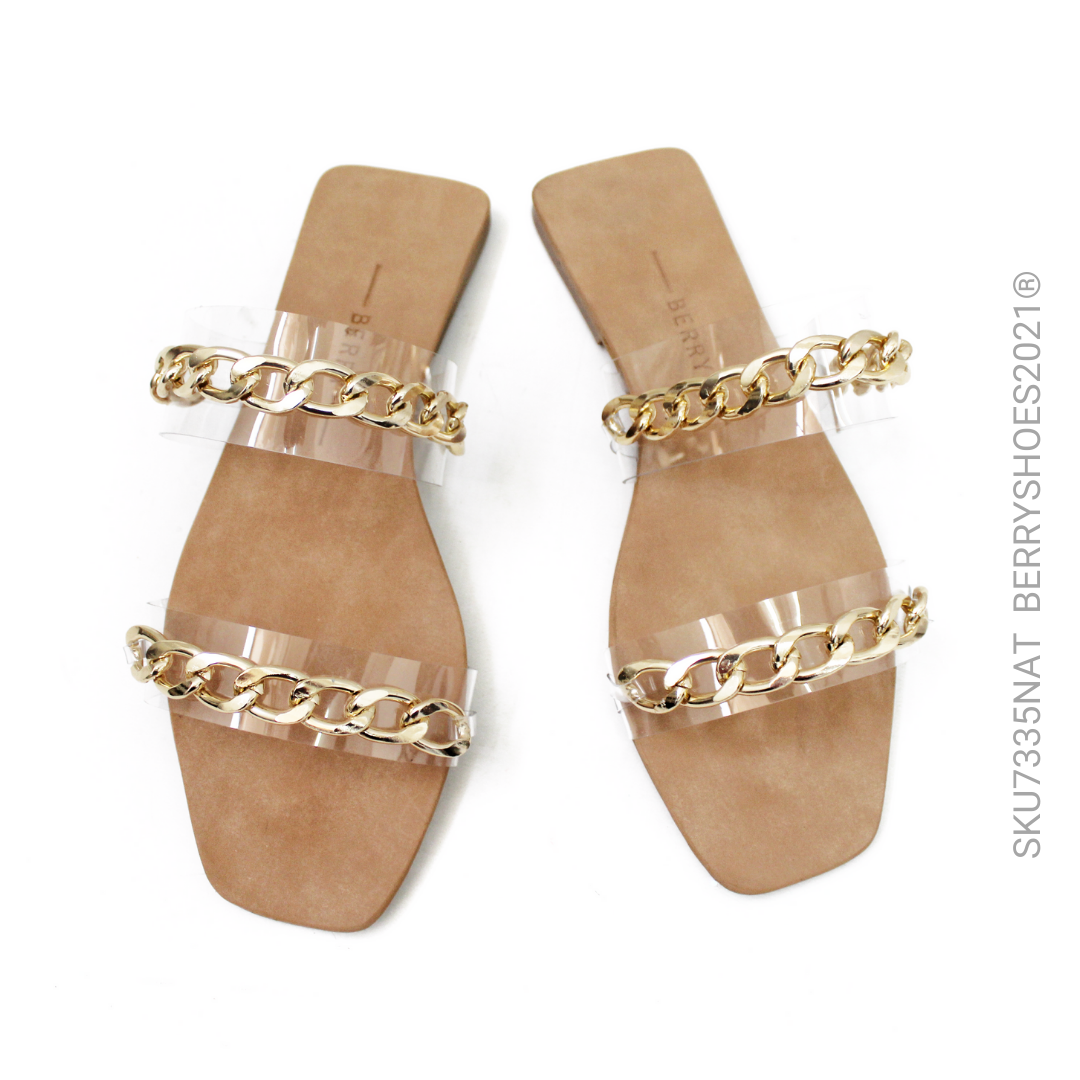 Sandalia mica con cadena