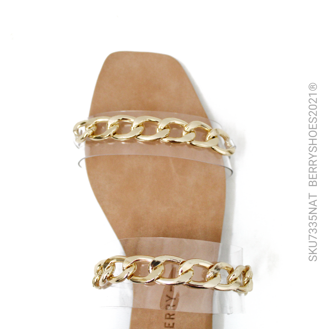 Sandalia mica con cadena