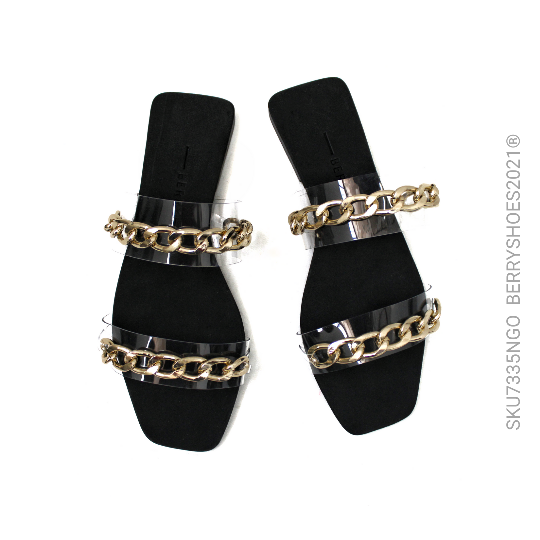 Sandalia mica con cadena