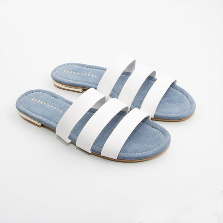 Sandalia detalle tacón oro - Berry shoes México - Sandalias - 7341BCO