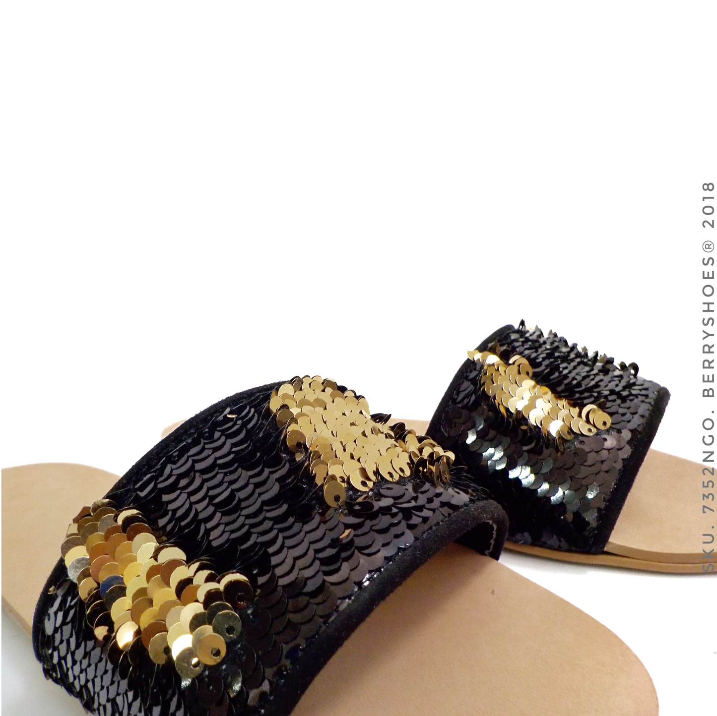 Sandalia lentejuelas - Berry shoes México - Sandalias - 7352NGO