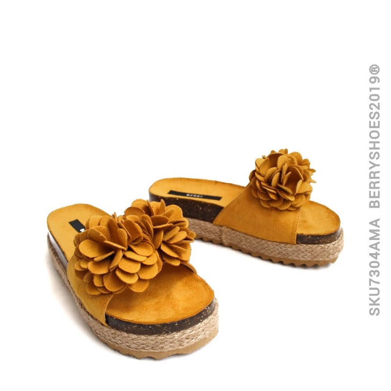 Sandalia alpargata moño - Berry shoes México - Plataforma - 7304AMA