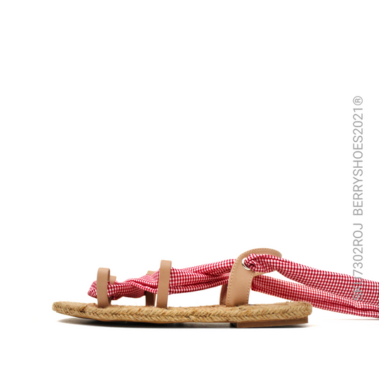 Sandalia piso listones