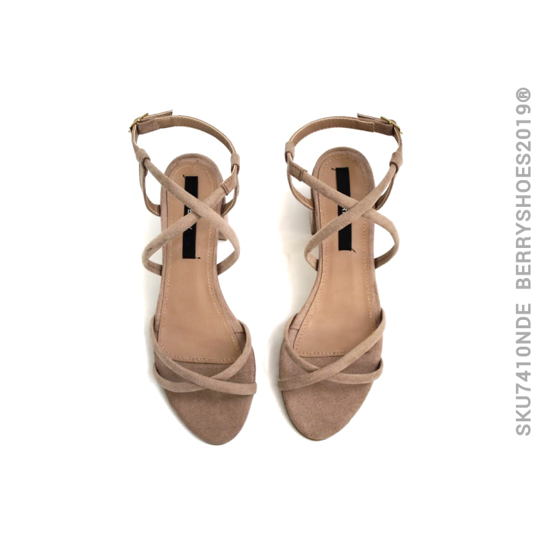 Sandalia alta media luna - Berry shoes México - Sandalia Alta - 7410NGO