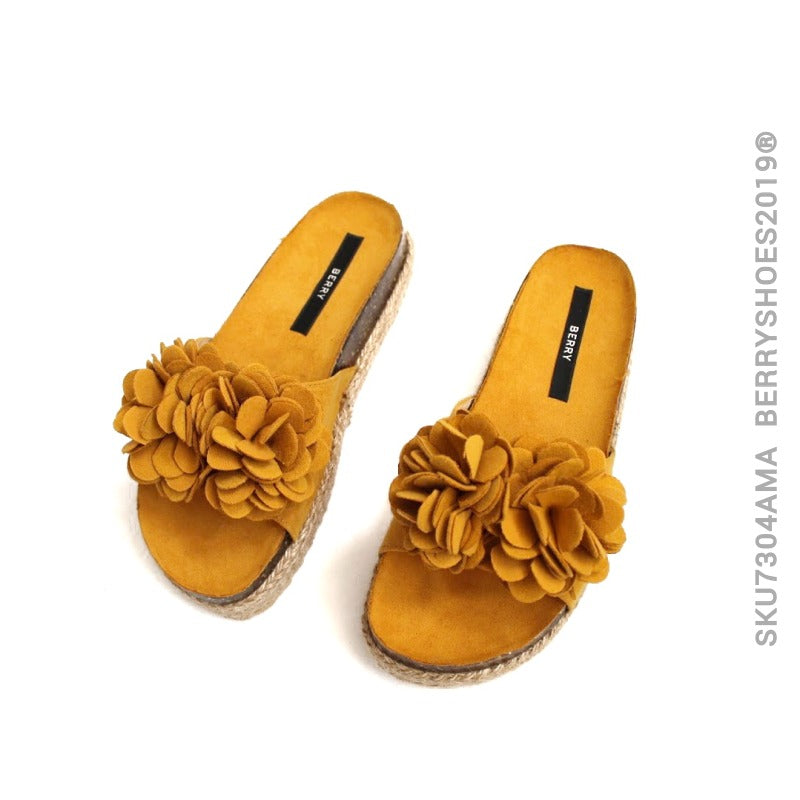 Sandalia alpargata moño - Berry shoes México - Plataforma - 7304AMA