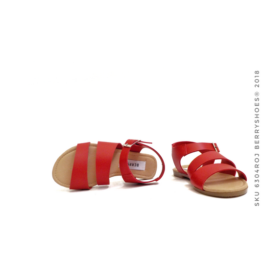 Sandalia dos tiras - Berry shoes México - Kids - 6304ROJ